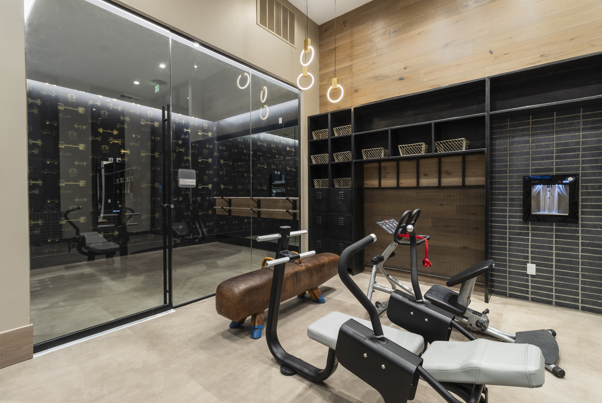 work out room Photography Commercial Architecture multi family apartment complex in denver colorado
